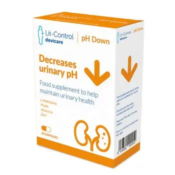 Lit-Control Devicare 832Mg Ph Down 60 Capsules-Orange