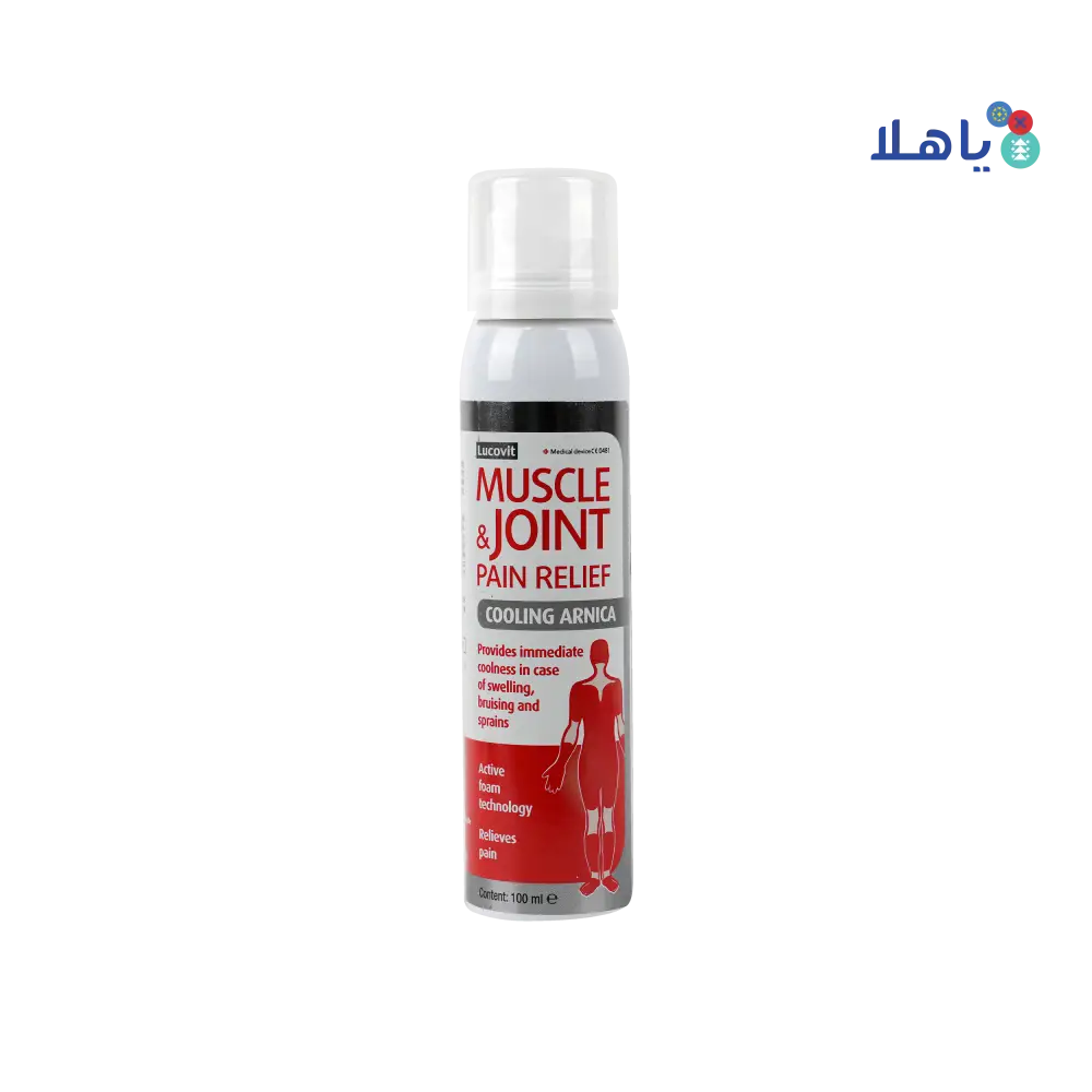 LUCOVIT MUSCLE & JOINT PAIN RELIEF FOAM SPRAY 100ML