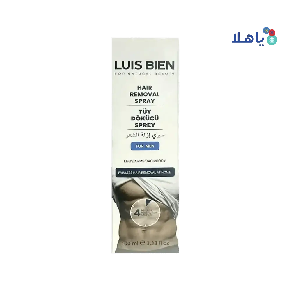 LUIS BIEN - LUIS BIEN HAIR REMOVAL SPRAY FOR MEN 100ML - Pharmazone - 