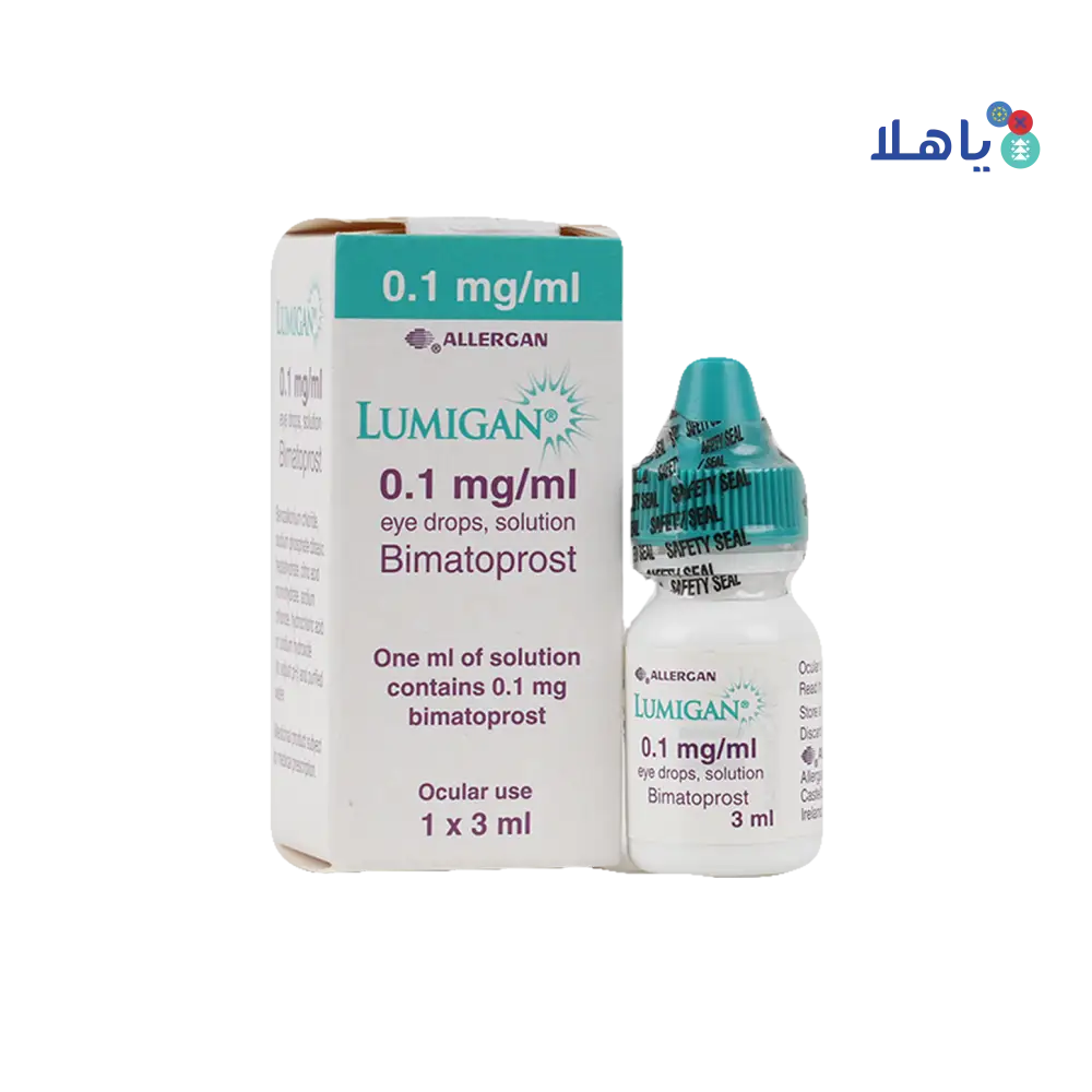 LUMIGAN 0.1MG/ML EYE DROPS 3ML