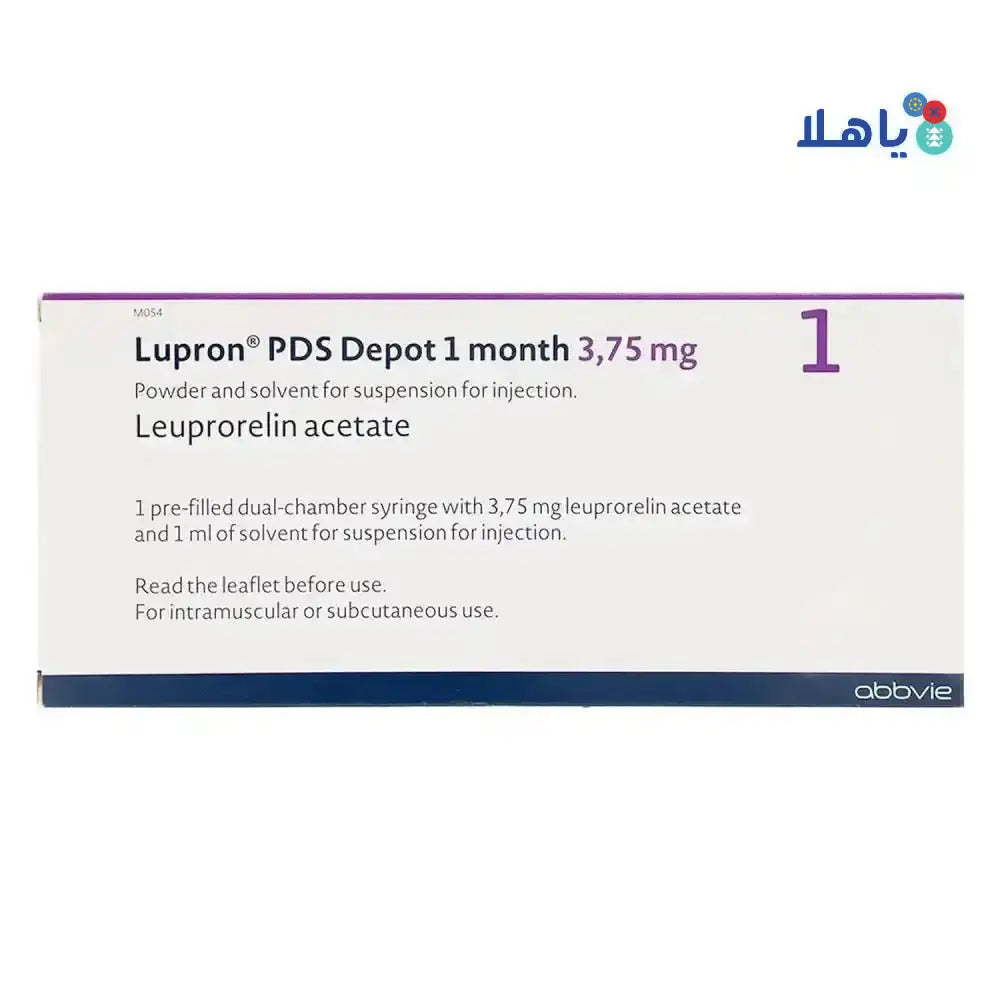 ABBVIE - Lupron PDS Depot 1 Month 3,75mg 1ml/1 Injection - Pharmazone - 