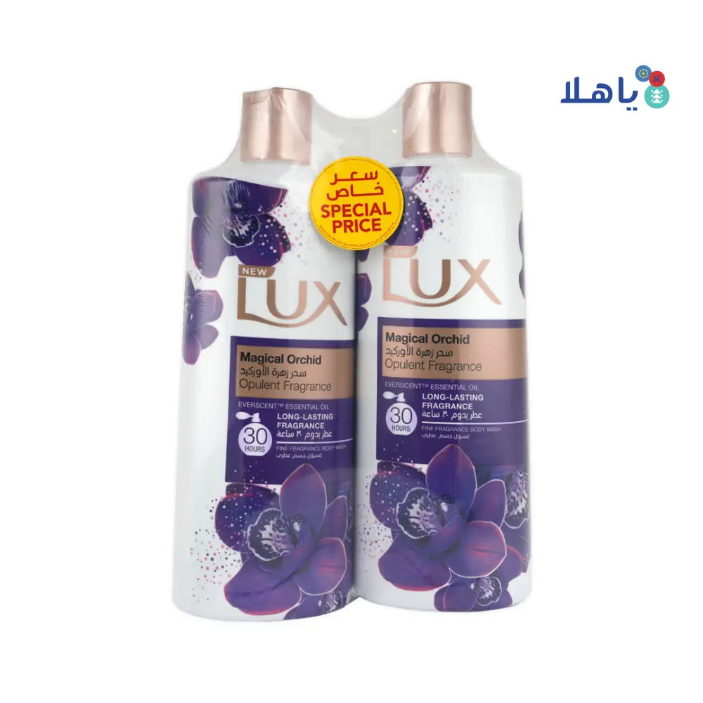 Lux Magical Orchid Body Wash 2X500ml