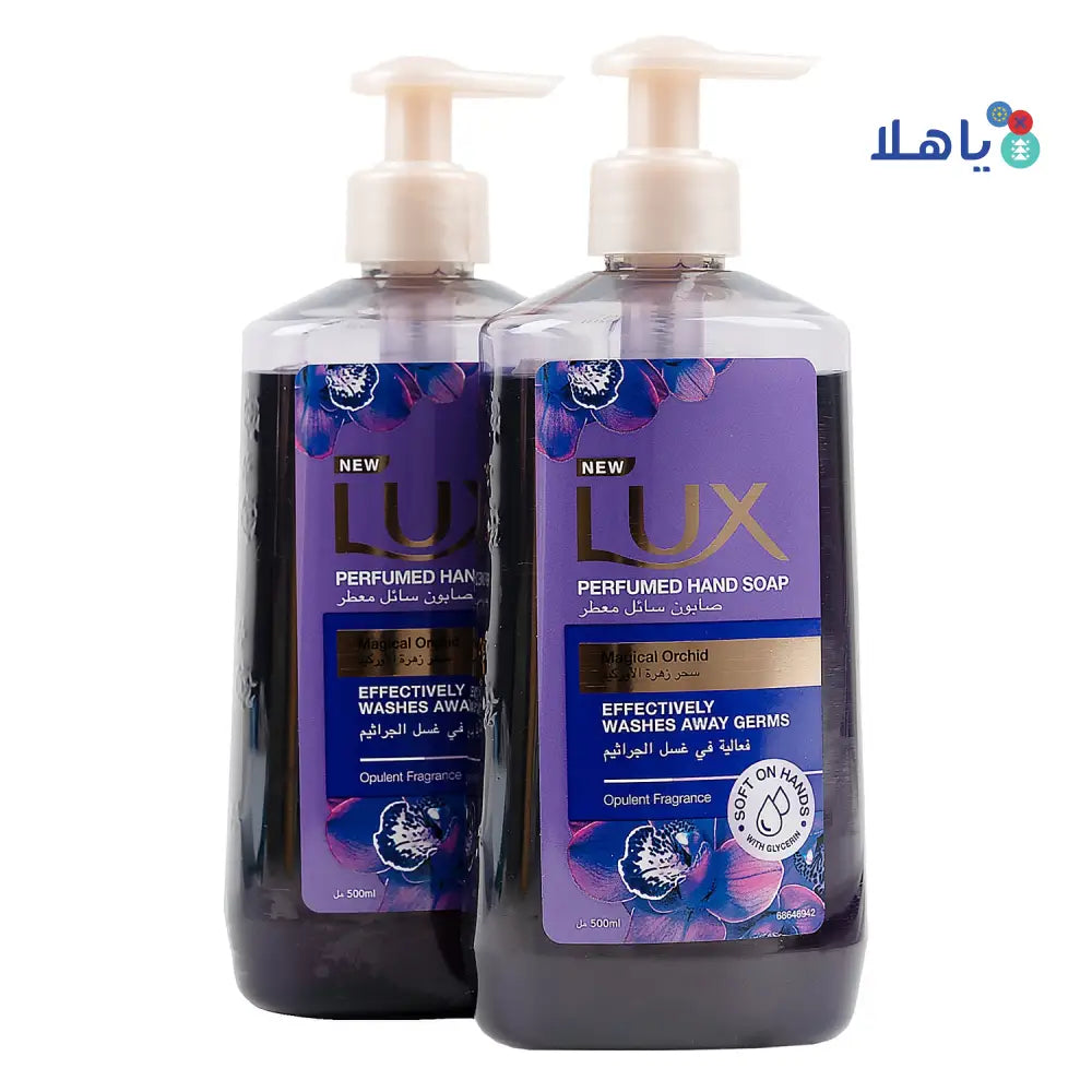 Lux Magical Orchid Perfumed Hand Soap 2X500ml 10% Off