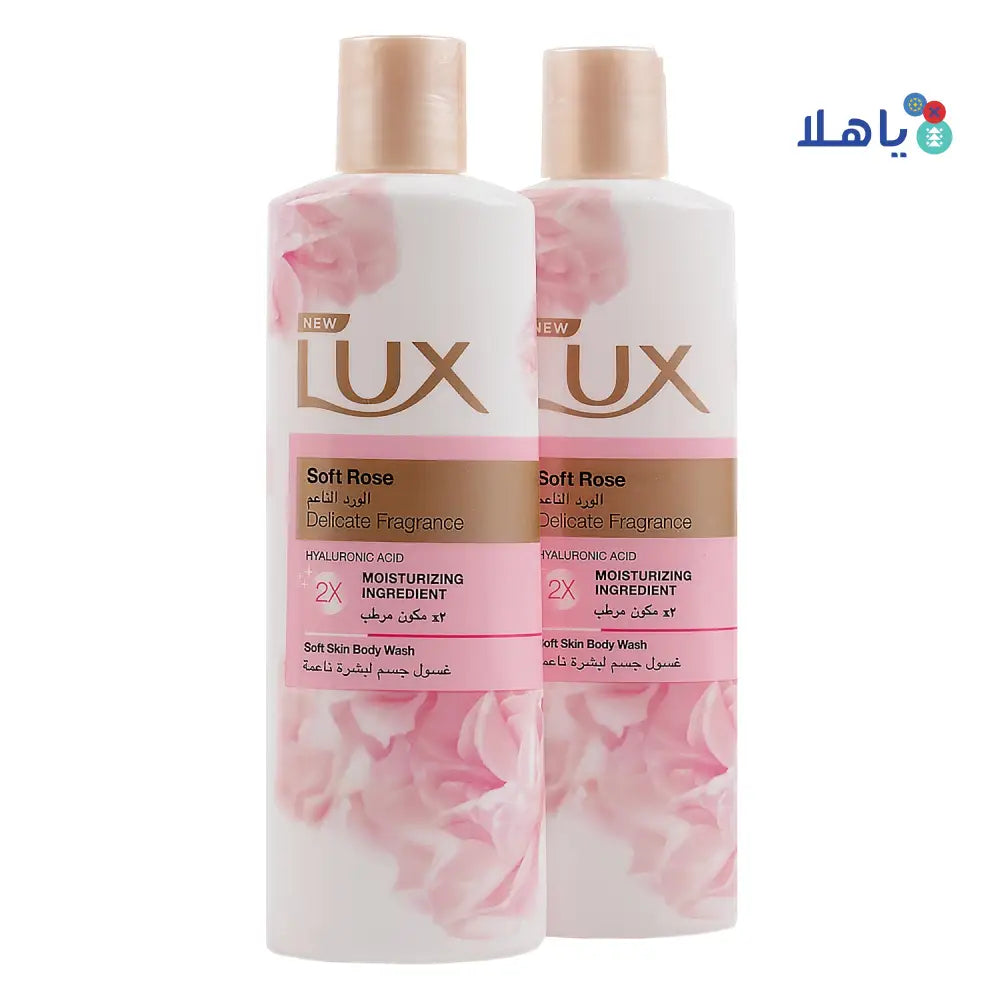 Lux Soft Rose Body Wash 2X250ml 10% Off