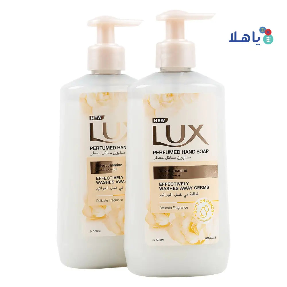 Lux Velvet Jasmine Perfumed Hand Soap 2X500ml 10% Off