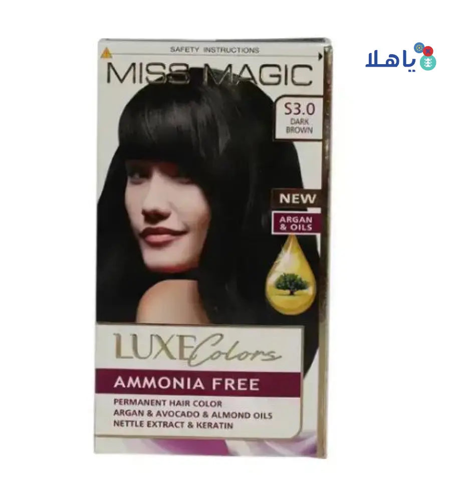 Luxe Hair Color Miss Magic No.3.0 - Dark Brown