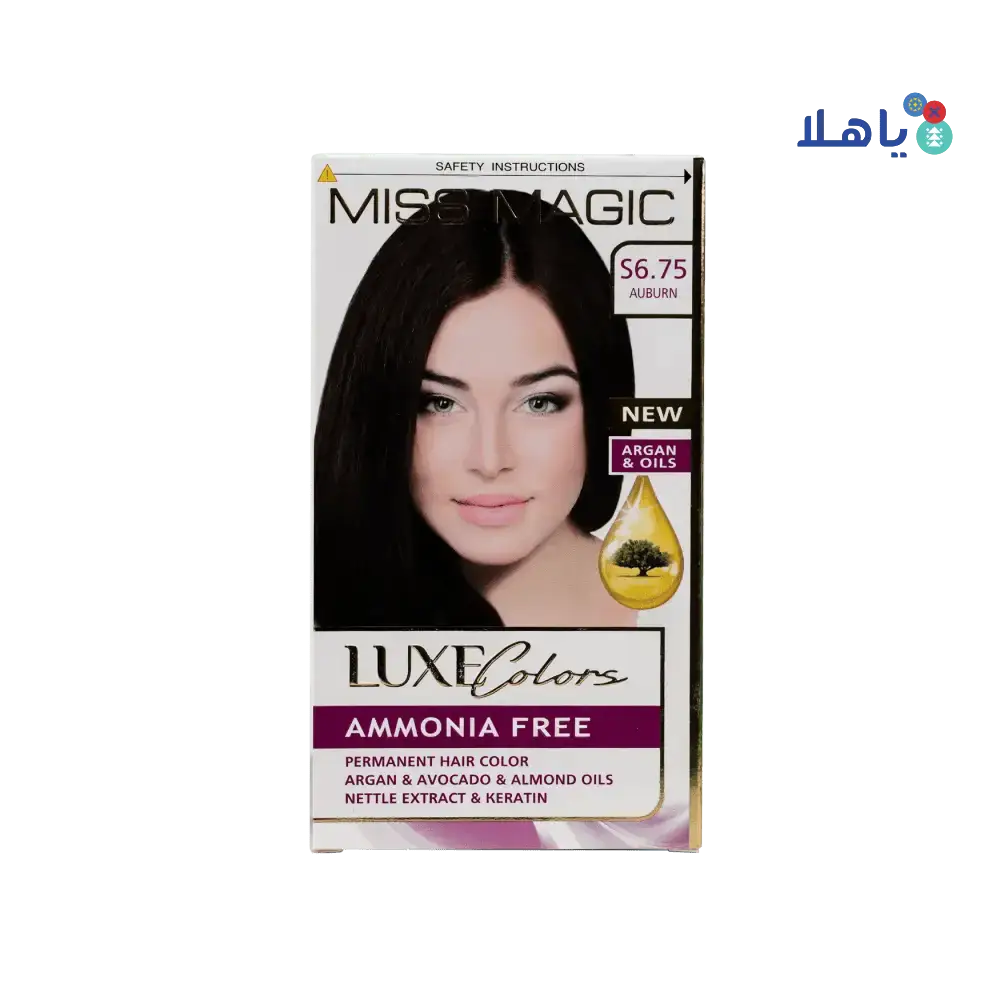 Miss Magic - Luxe Hair Color Miss Magic No.6.75 - Auburn - Pharmazone - 