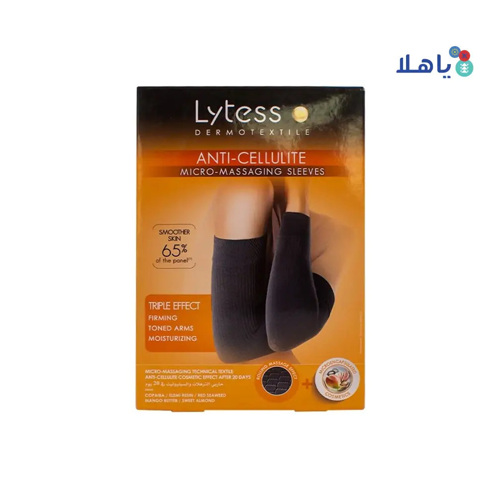 LYTESS ANTI-CELLULITE SLEEVES BLACK-TU