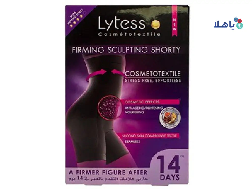 LYTESS CORRECTIVE SHORTY ANTI-AGEING BLACK - S/M