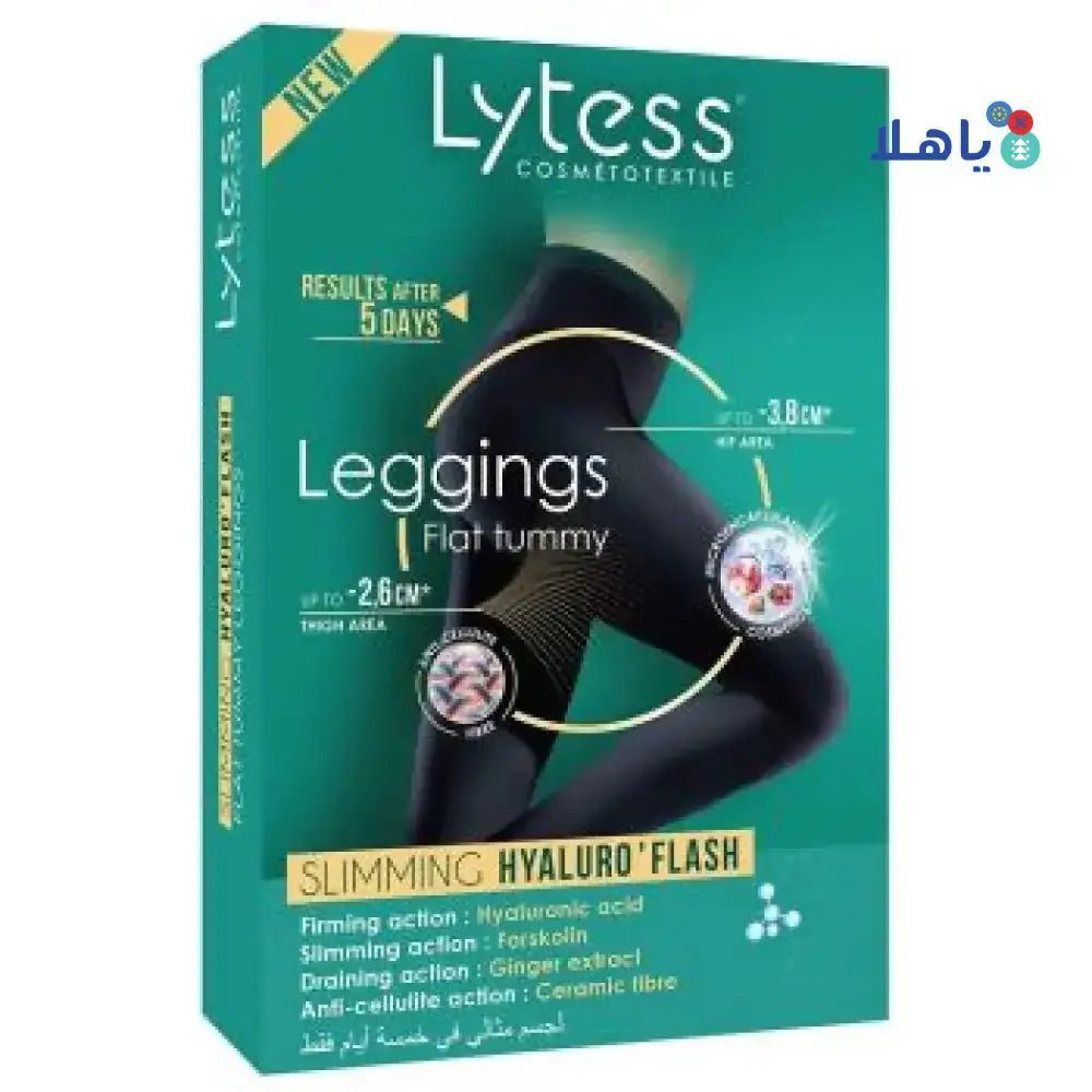 LYTESS - Lytess Flat Tummy Leggings - Black L/XL - Pharmazone - 