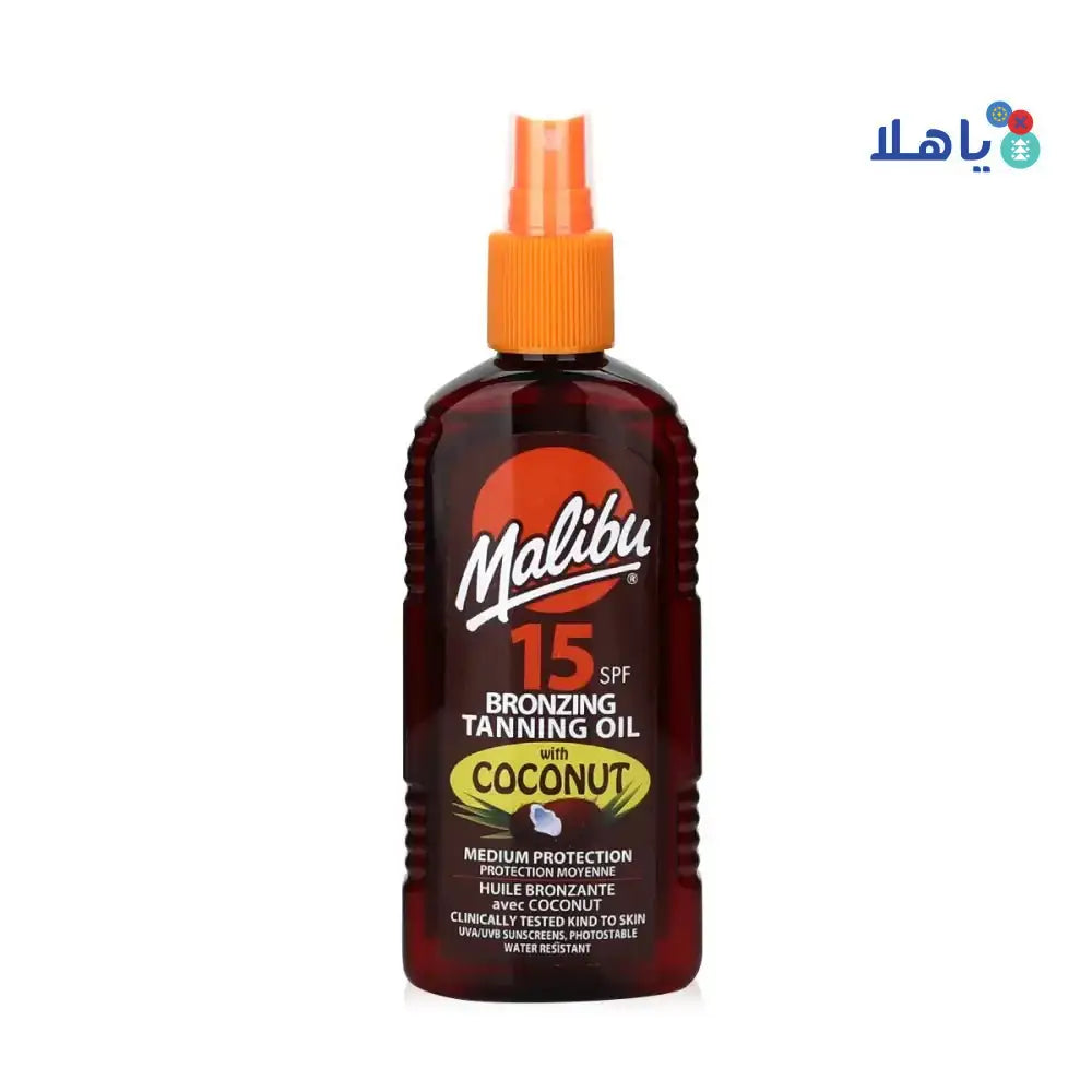 MALIBU - Malibu Bronzing Tanning Oil SPF15 200Ml - Pharmazone - 