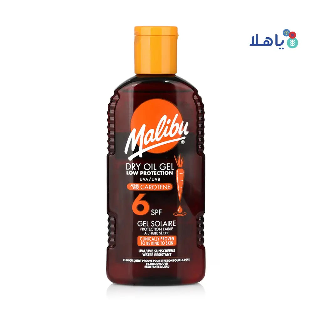 MALIBU DRY OIL GEL SPF6 CAROTENE 200ML