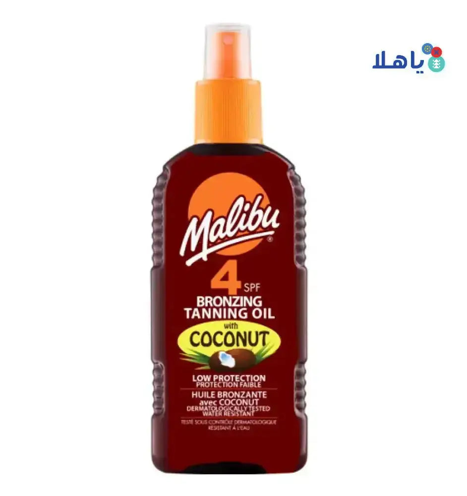 MALIBU - MALIBU TANNING OIL WITH COCONUT SPF4 200ML - Pharmazone - 