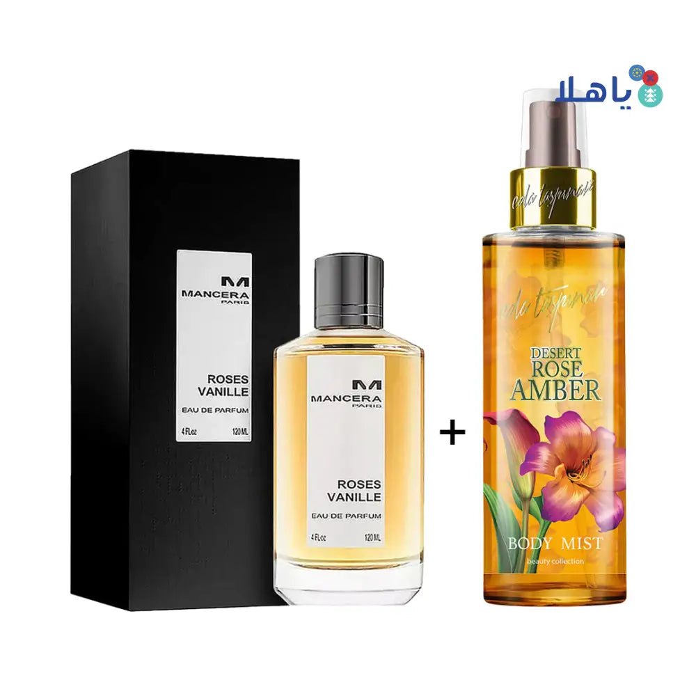 Mancera Roses Vanille EDP+ Eda Body Mist Set