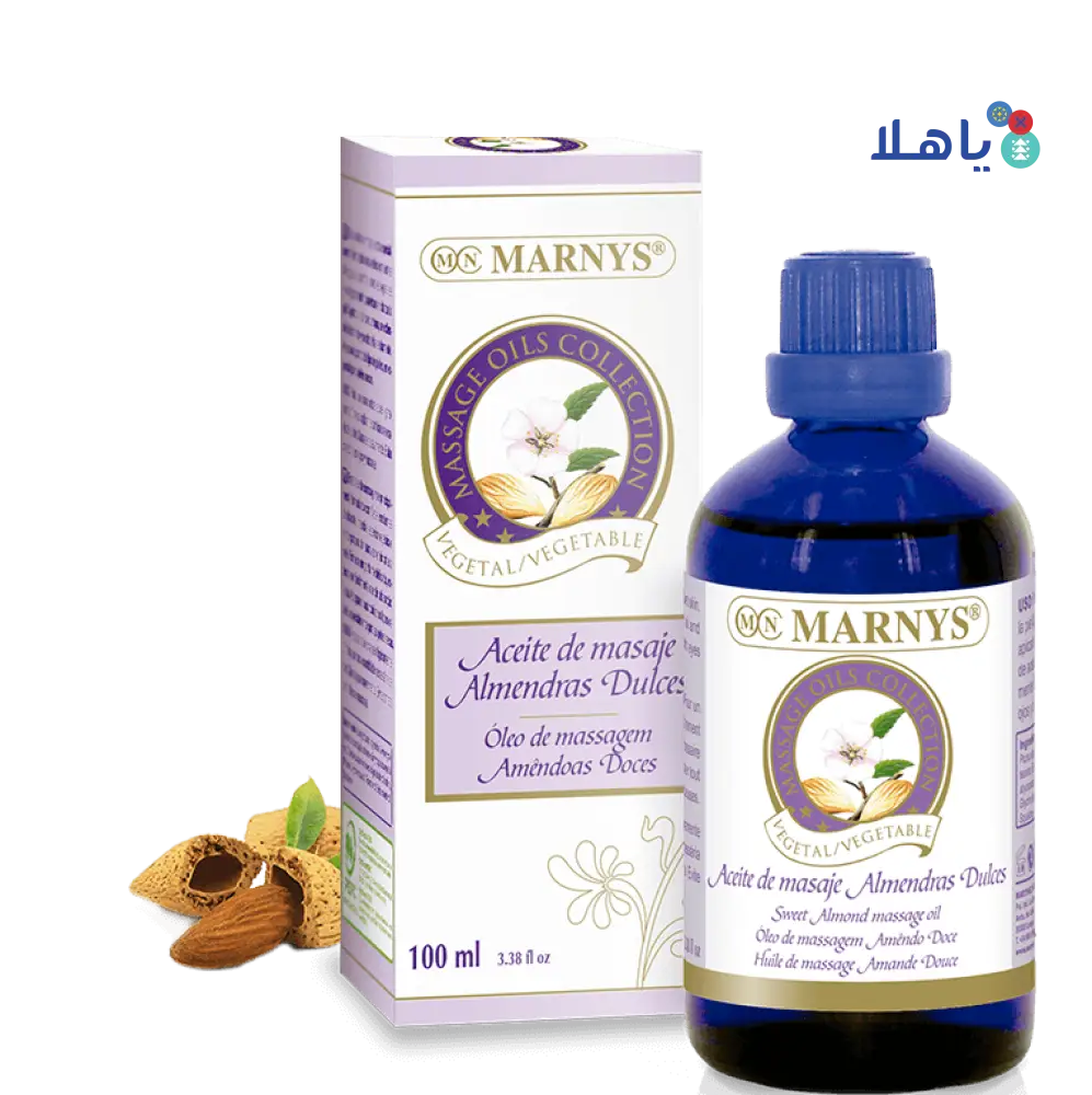 MARNYS SWEET ALMOND MASSAGE OIL 100ML