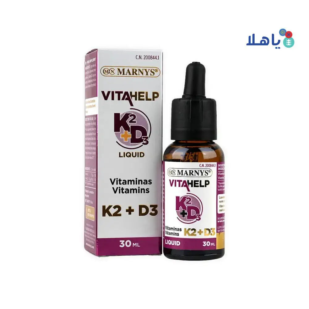 MARNYS - Marnys Vitahelp K2+D3 Liquid 30ml - Pharmazone - 