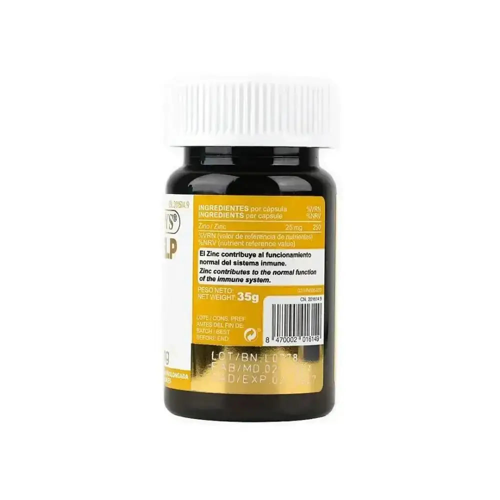 MARNYS - Marnys Vitahelp ZN 25mg 120 Capsules - Pharmazone - 