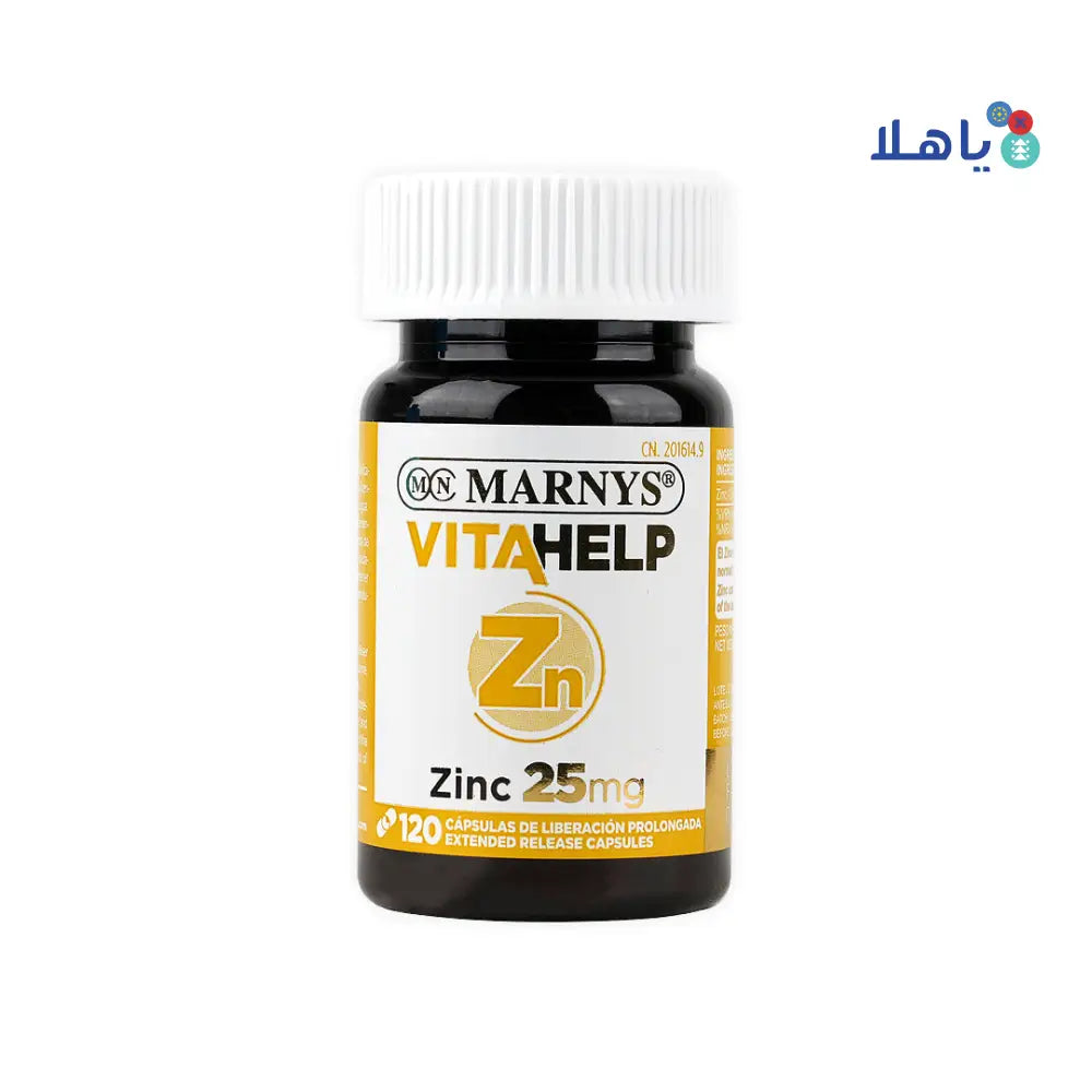 Marnys Vitahelp ZN 25mg 120 Capsules