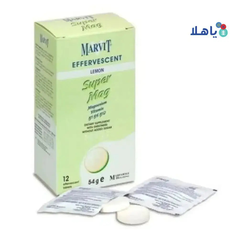 MARVIT - MARVIT SUPER MAG 12EFF. TAB - Pharmazone - 