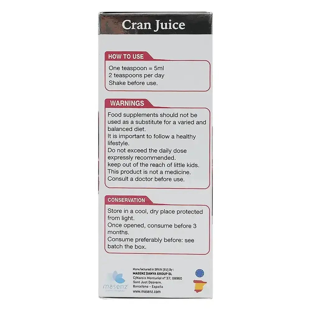 masenz - Masnutra Cran Juice 100ml - Pharmazone - 