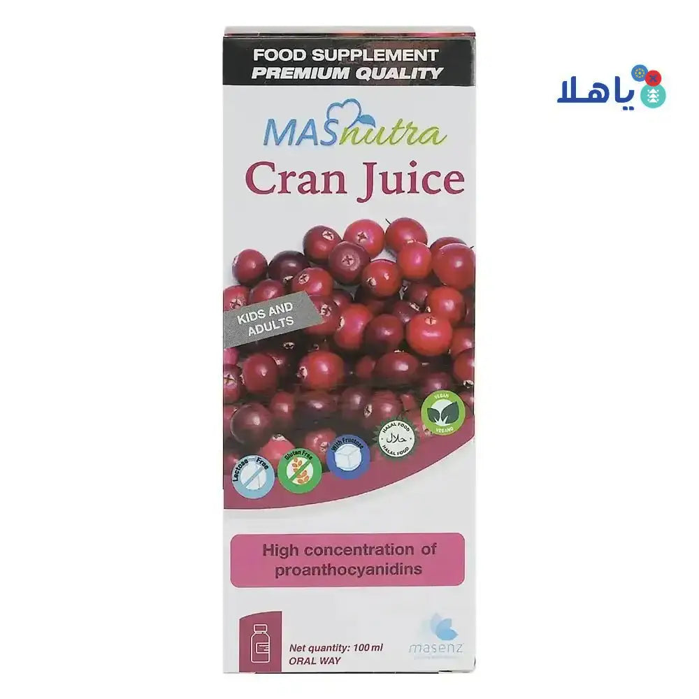 masenz - Masnutra Cran Juice 100ml - Pharmazone - 