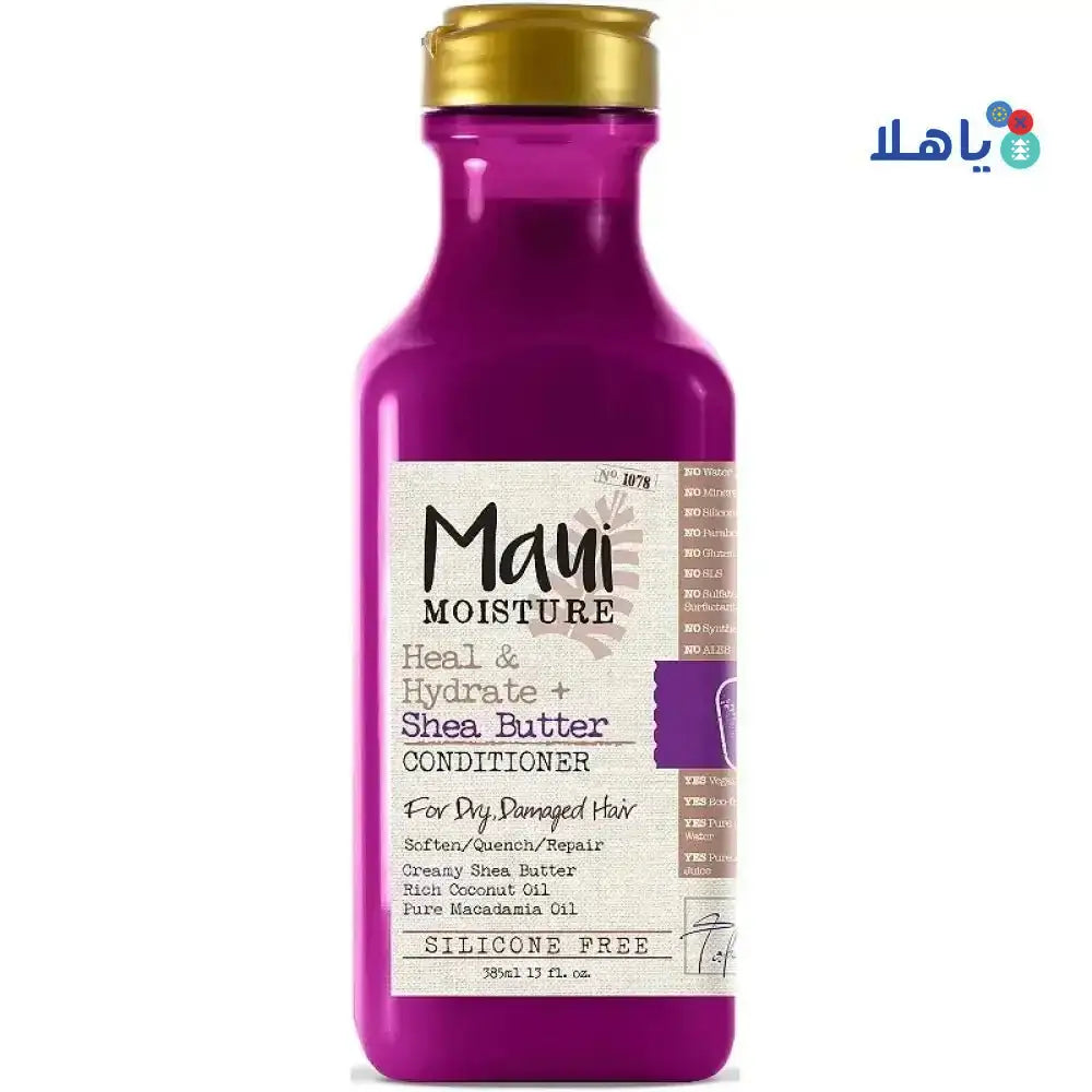 J&J MAUI - Maui Moisture Shea Butter Hair Conditioner 385Ml - Pharmazone - 