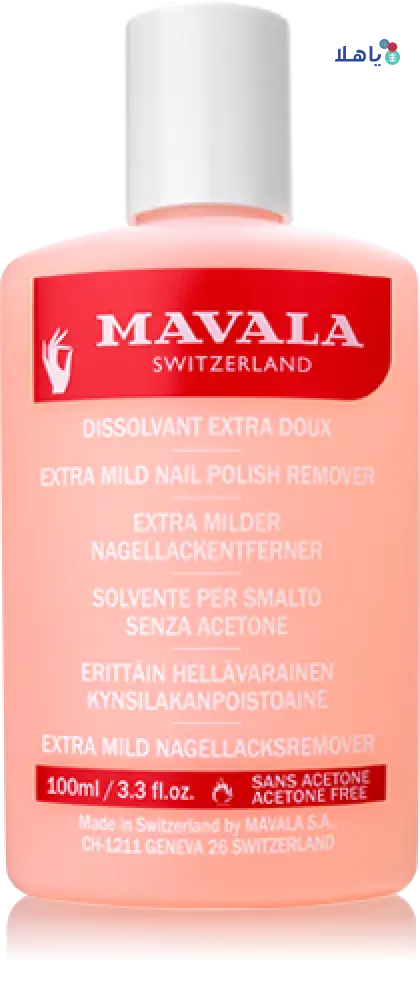 MAVALA EXTRA MILD NAIL POLISH REMOVER 100ML