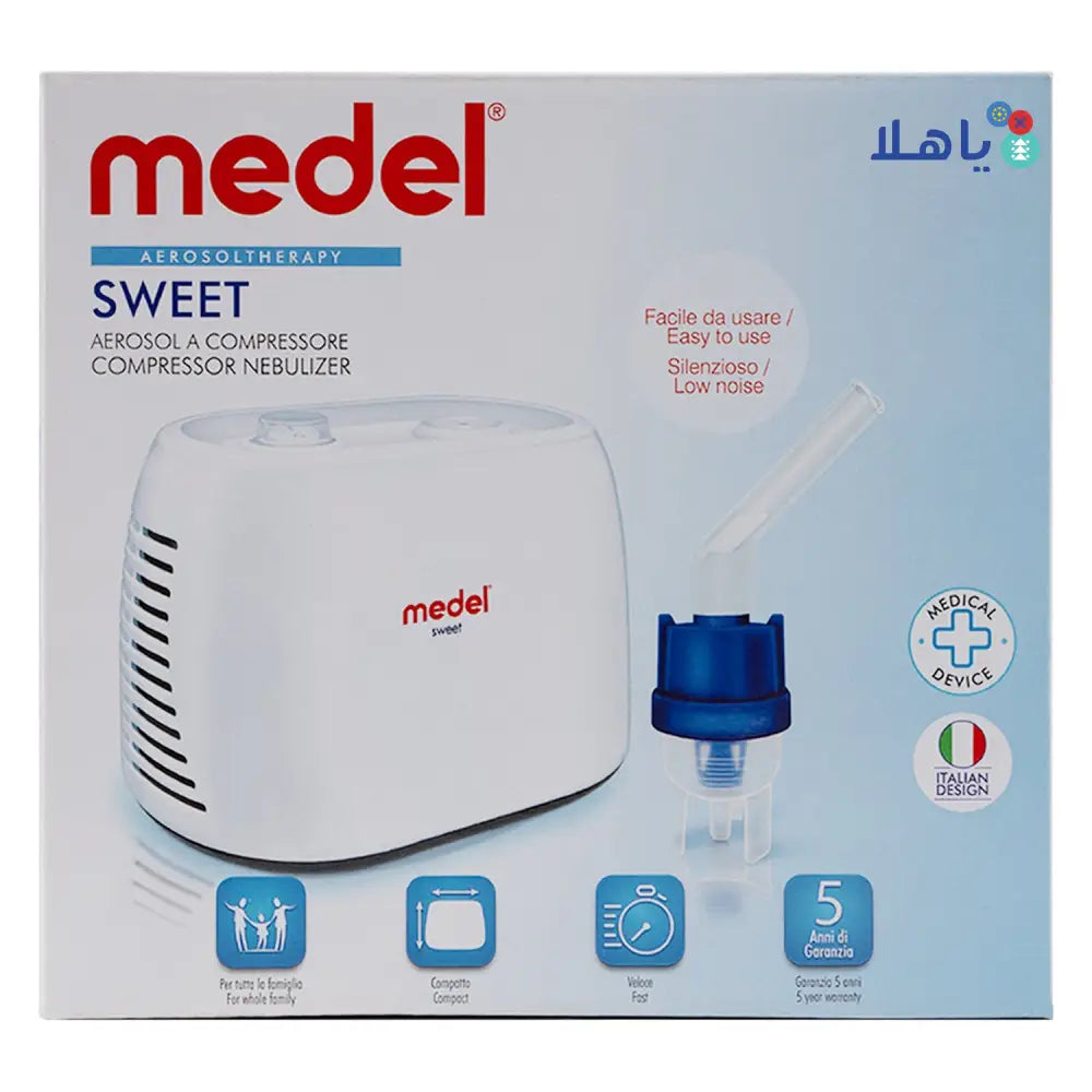 Medel Sweet Aerosoltherpy Compressor Nebulizer - 1766