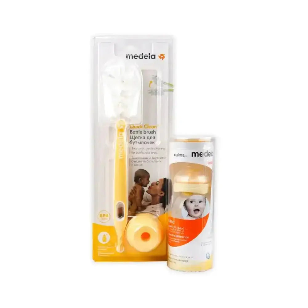 Medela - Medela Calma Bottle + Bottle Brush Set - Pharmazone - 