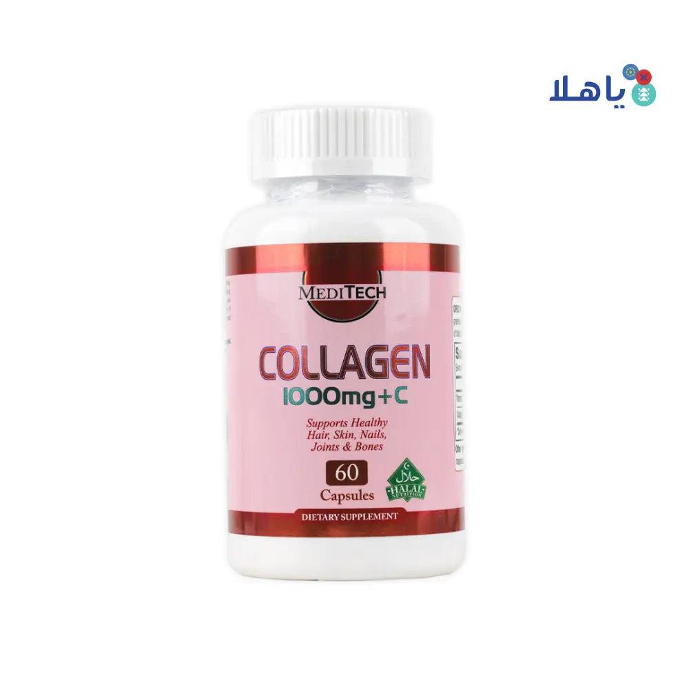 Meditech Collagen 1000mg+C 60 Capsules