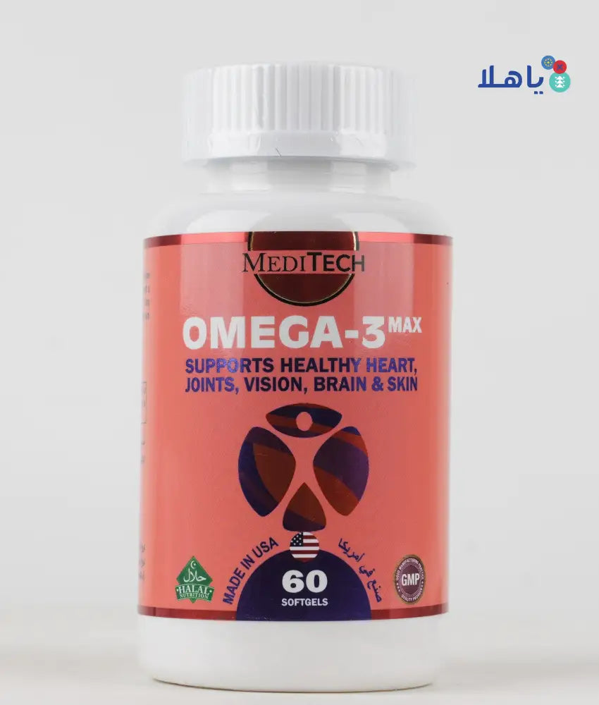 Meditech Omega-3max 60 Softgels