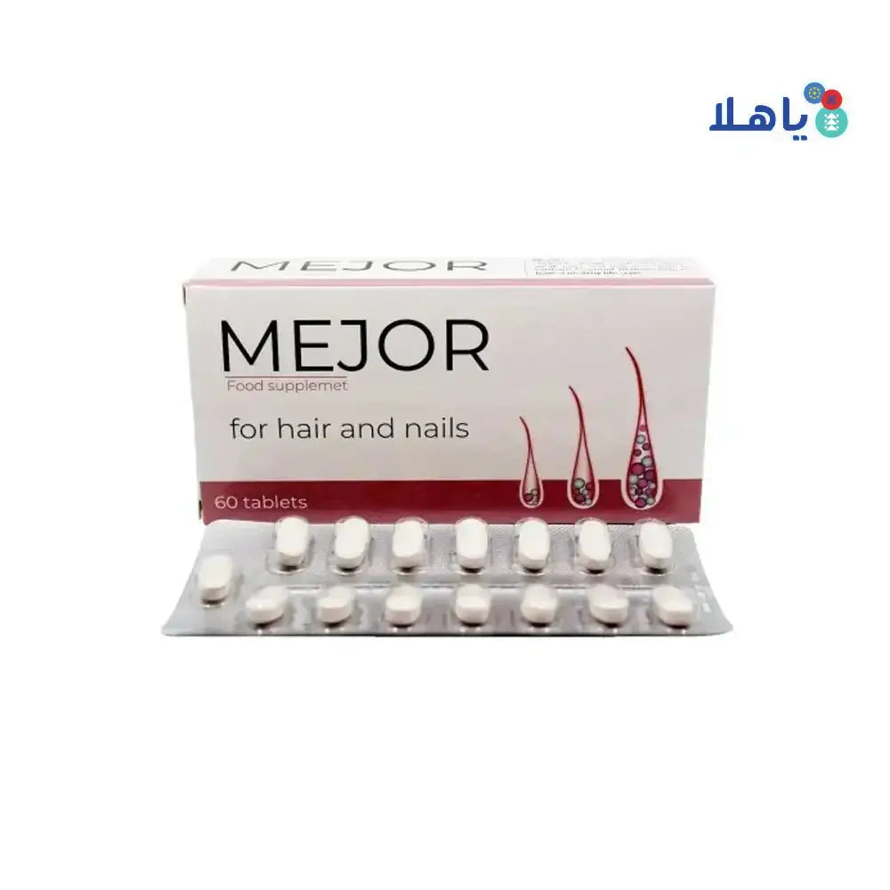 BIOFAKTOR - MEJOR FOR HAIR AND NAILS 60TAB - Pharmazone - 