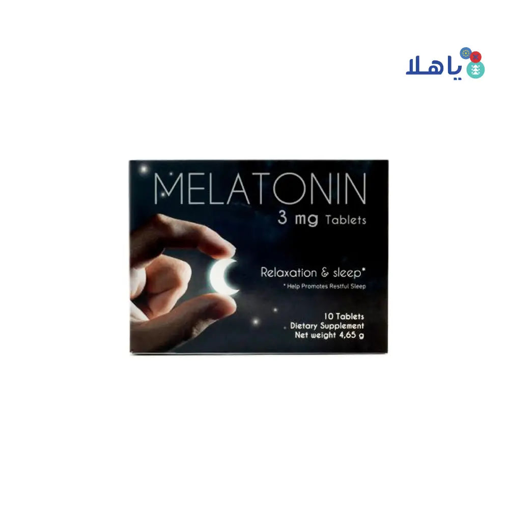 MELATONIN 3MG 10 TABLETS