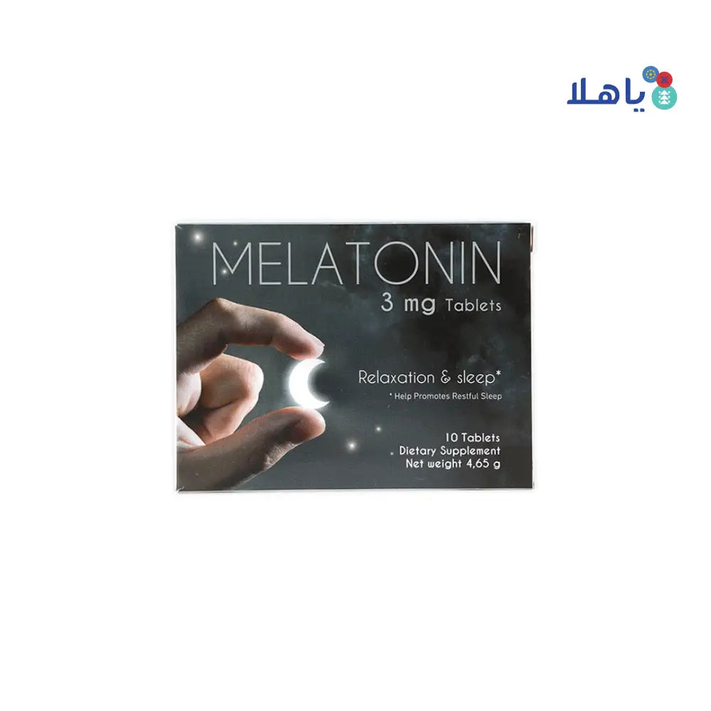 MELATONIN 3MG 10 TABLETS