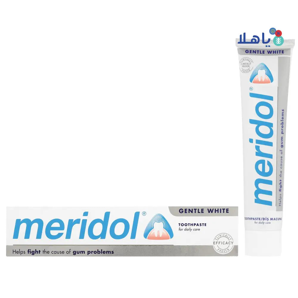 MERIDOL FLUORIDE GENTLE WHITE TOOTHPASTE 75ML