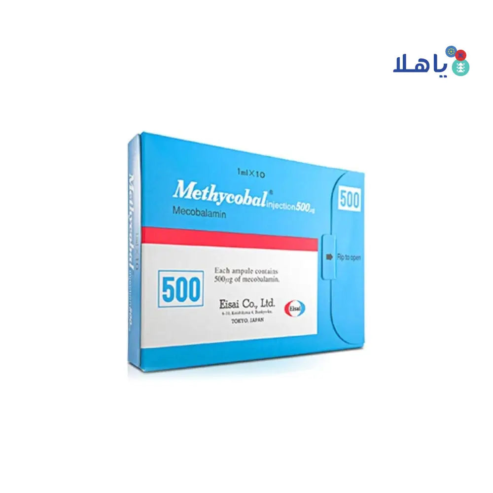 METHYCOBAL 500MCG 10 AMPOULES