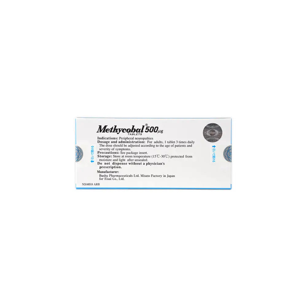 METHYCOBAL 500MCG 30 TABLETS