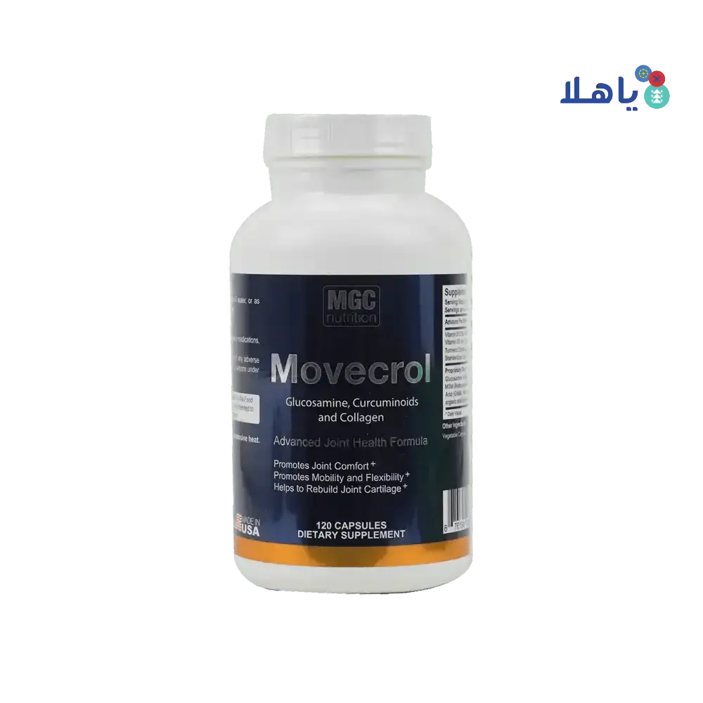 MGC - Mgc Nutrition Movecrol 120 Capsules - Pharmazone - 