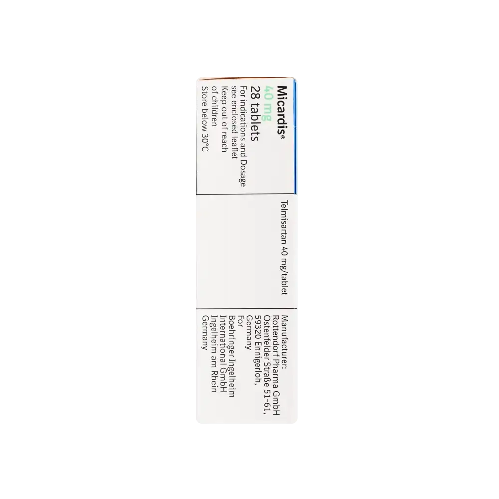 BOEHRINGER INGELHEIM - Micardis 40Mg 28 Tablets - Pharmazone - 