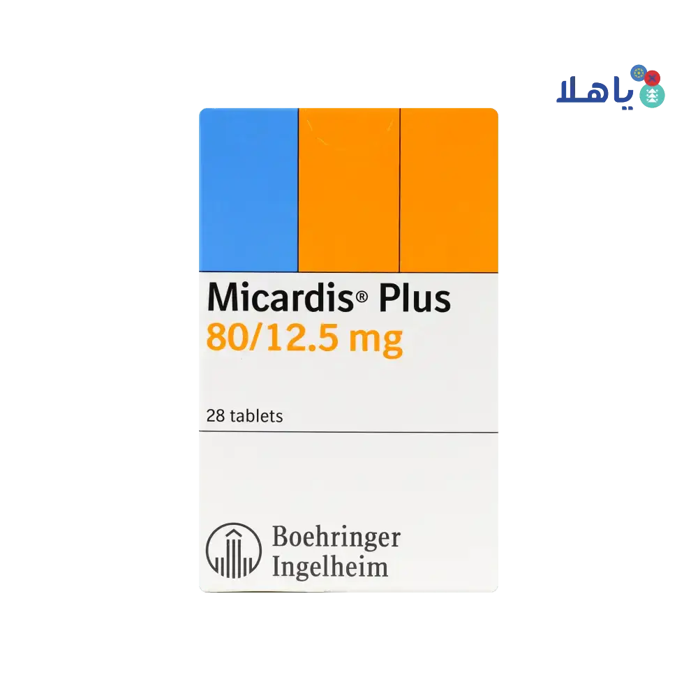 BOEHRINGER INGELHEIM - Micardis Plus 80/12.5Mg 28 Tablets - Pharmazone - 