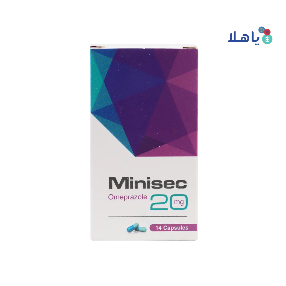 MINISEC 20MG 14 CAP