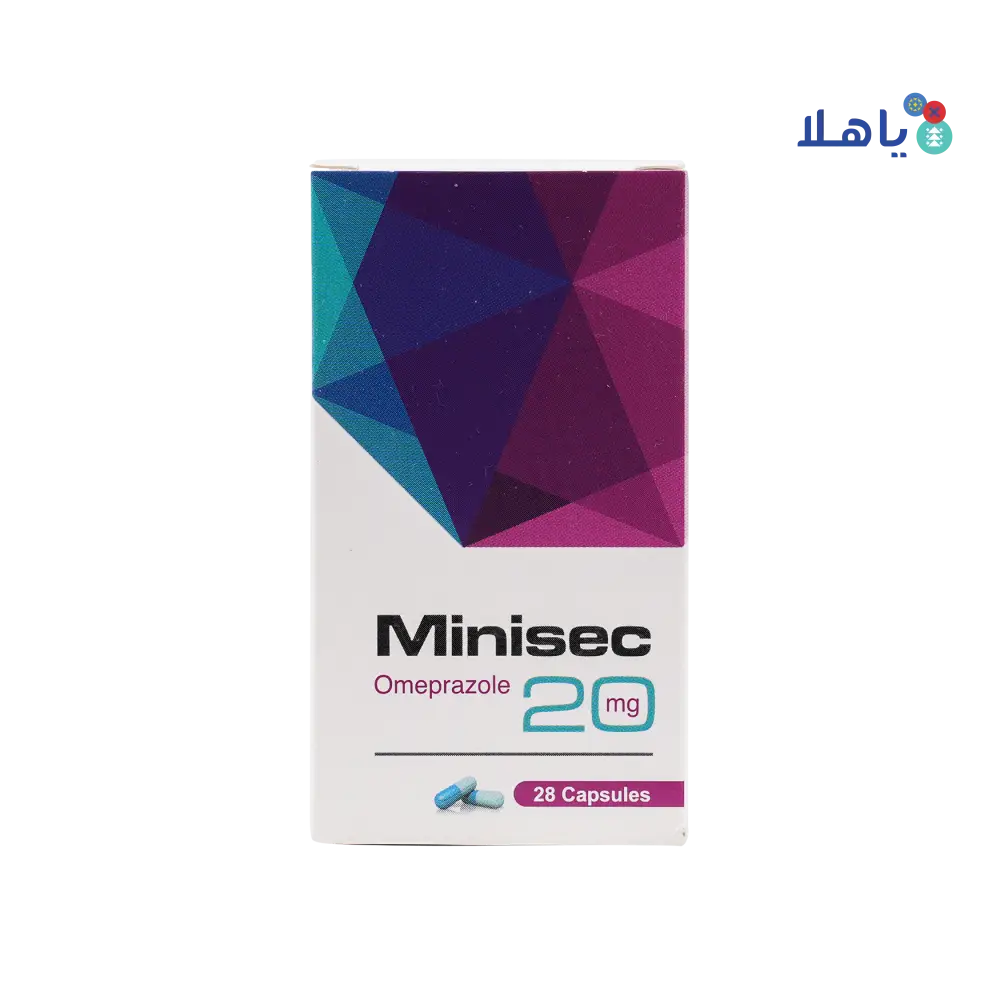 MINISEC 20MG 28 CAP