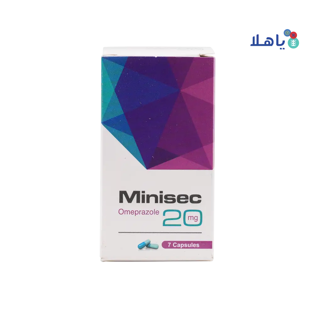 MINISEC 20MG 7 CAP