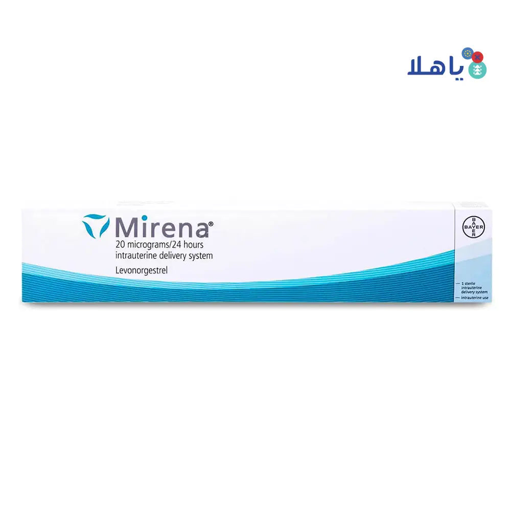 MIRENA INTRAUTERINE 20MCG/24HR 1PC