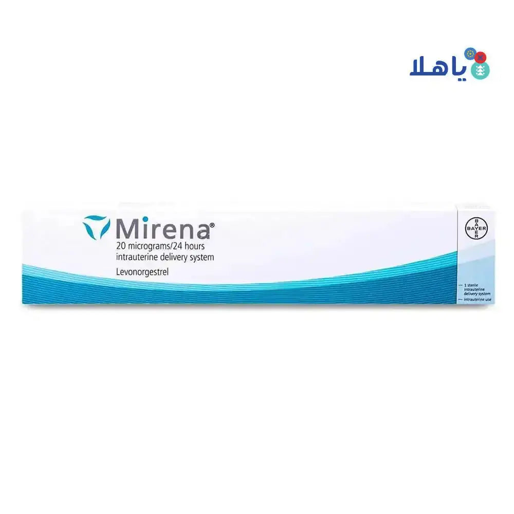 BAYER PHARMA - MIRENA INTRAUTERINE 20MCG/24HR 1PC - Pharmazone - 