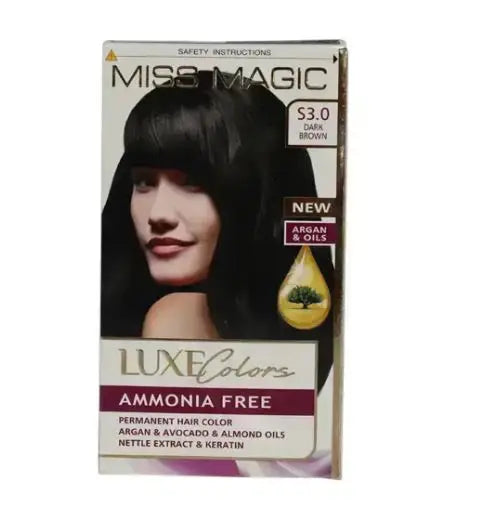 41891-Miss Magic Luxe Hair Color No.3.0 - Dark Brown