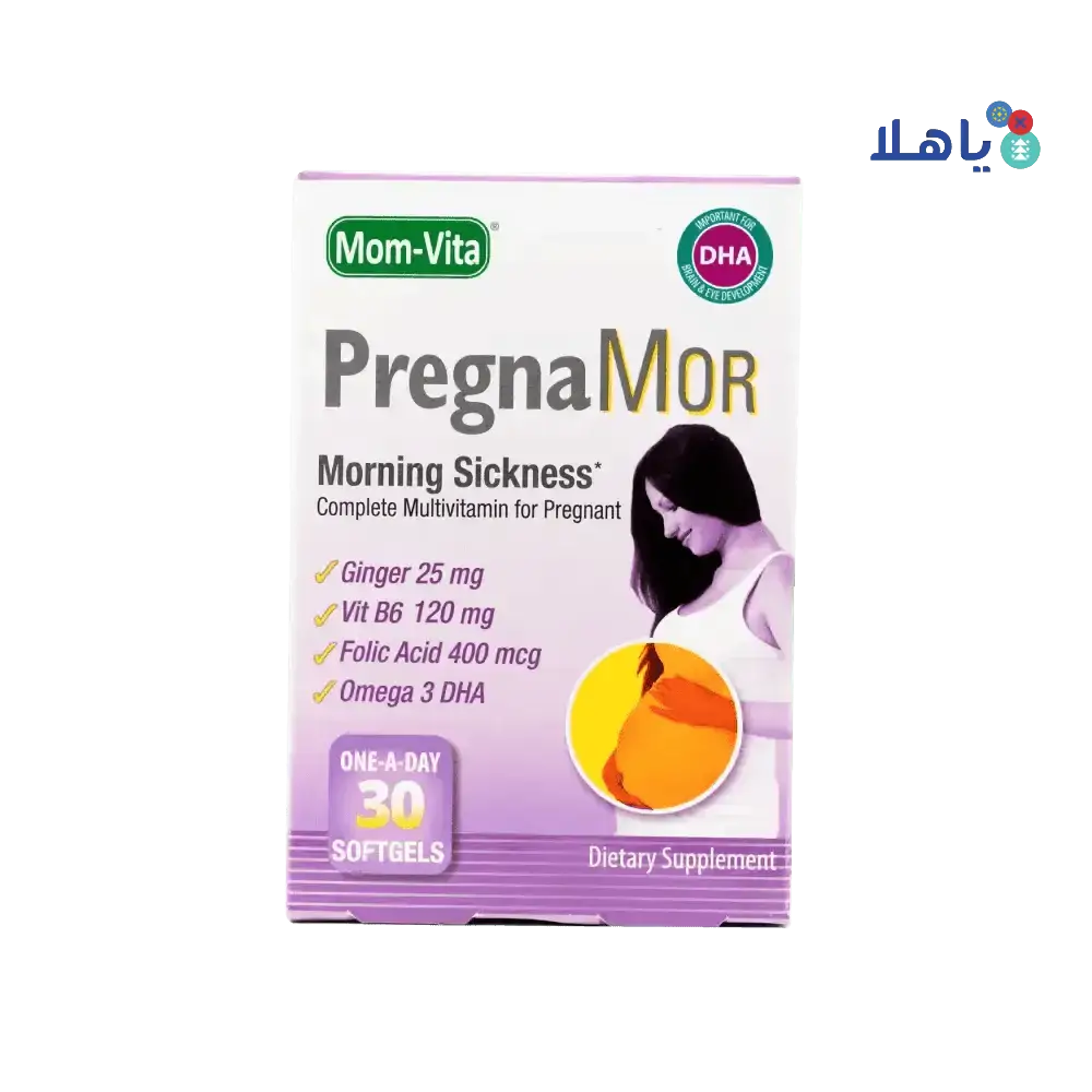 MOM - VITA - MOM - VITA PREGNAMOR 30 SOFT GELS - Pharmazone - 