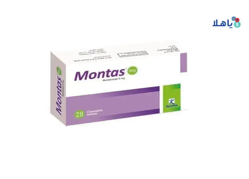 ZYNOVA - MONTAS 4MG CHEWABLE 28TAB - Pharmazone - 