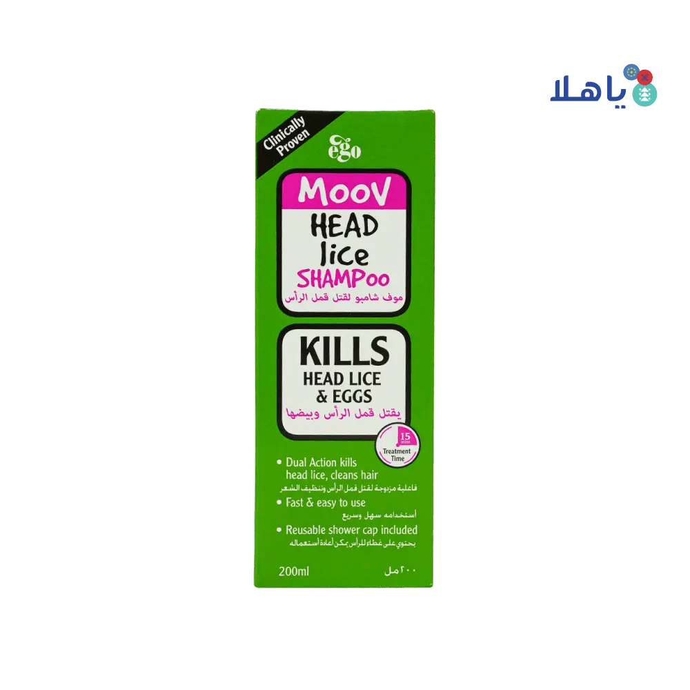 MOOV HEAD - Moov Head Lice Shampoo 200Ml - Pharmazone - 