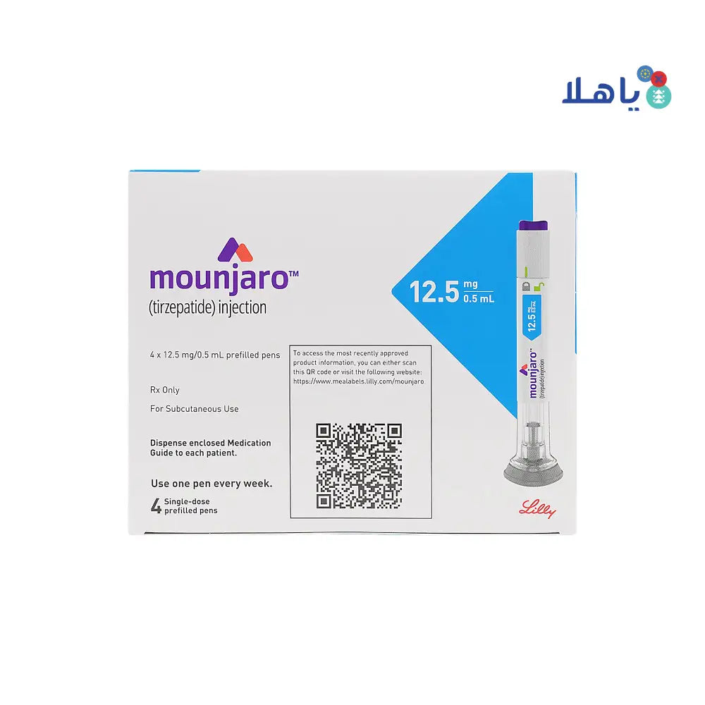 Mounjaro 12.5Mg/0.5ml Sol For Injection In Pre-Filled 4 Pen